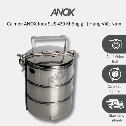 Cà men ANOX Inox 304 Không gỉ | Hàng Việt Nam