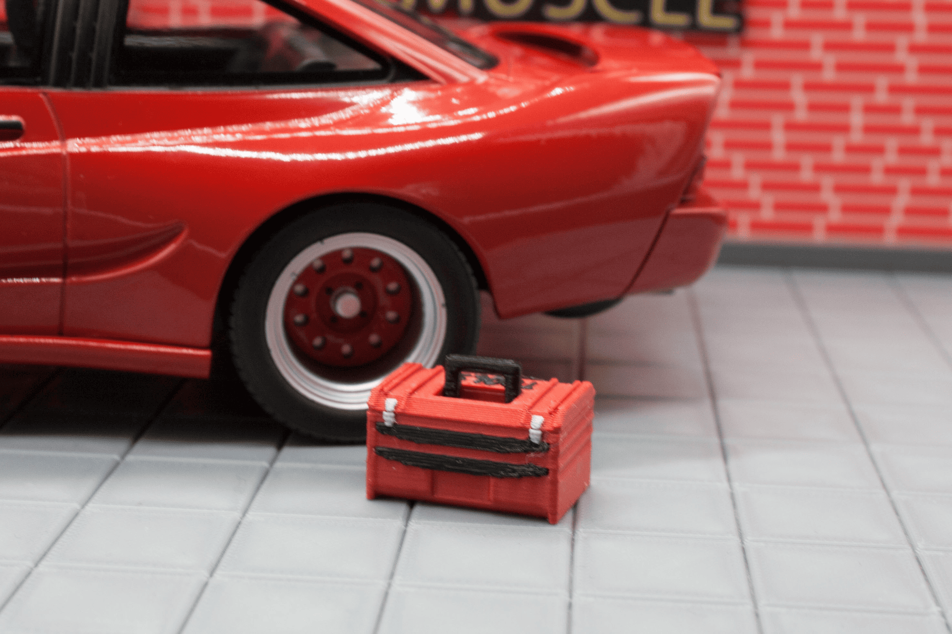 Thùng Đồ Nghề Garage Chuyên Dụng (Rolling Tool Chest) – Tỉ lệ 1/24