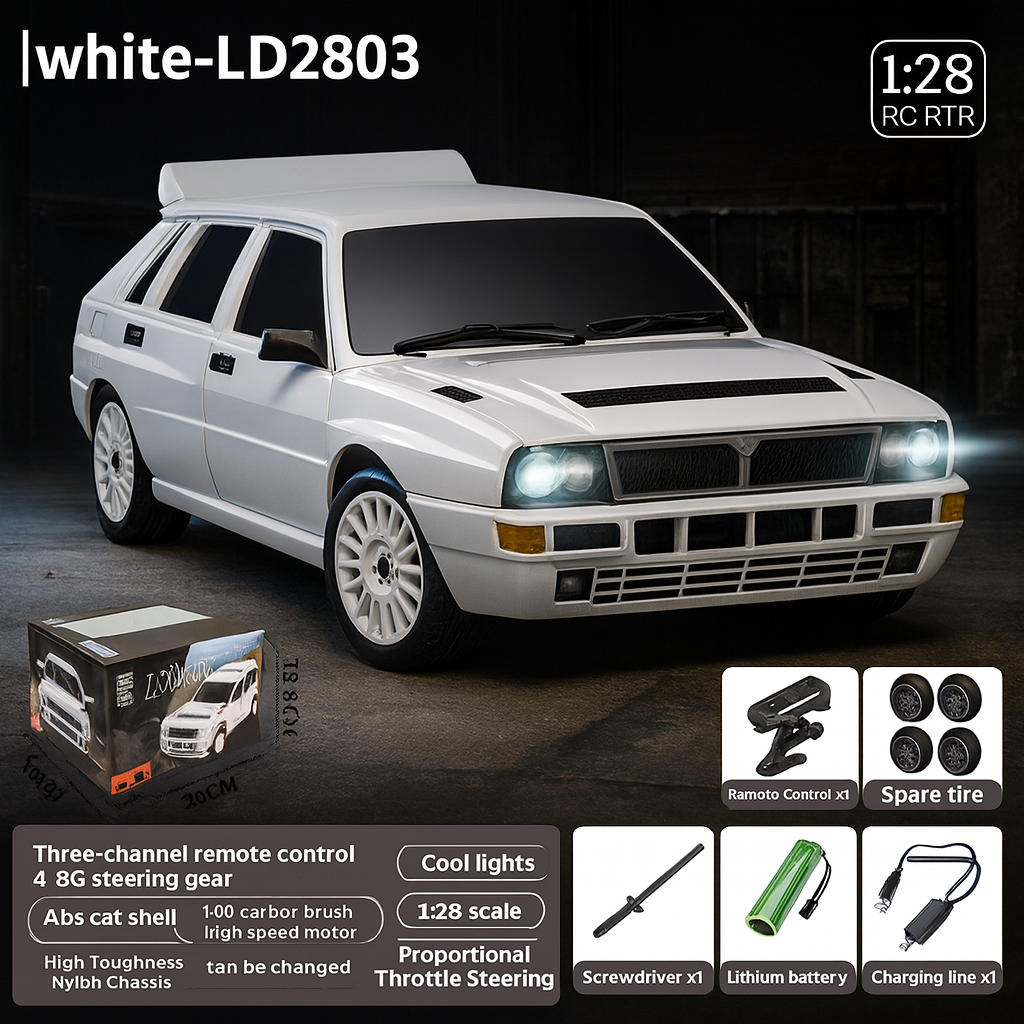 [HOT 2025] LDR/C 1/28 RC DRIFT CAR LD2801/02/03/04