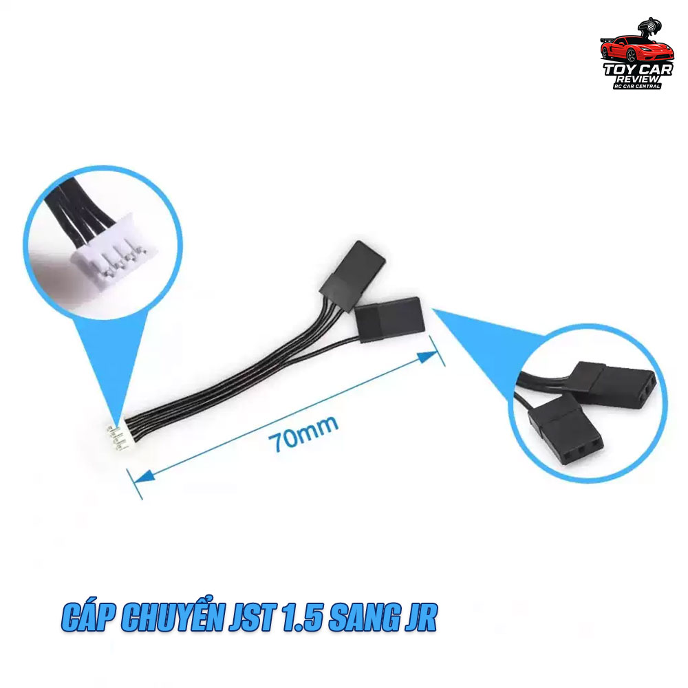 Gyro độc lập, hỗ trợ EPA giới hạn, chỉnh tỷ lệ can thiệp trên vô-lăng, dùng cho xe mini RWD/4WD - TG Racing