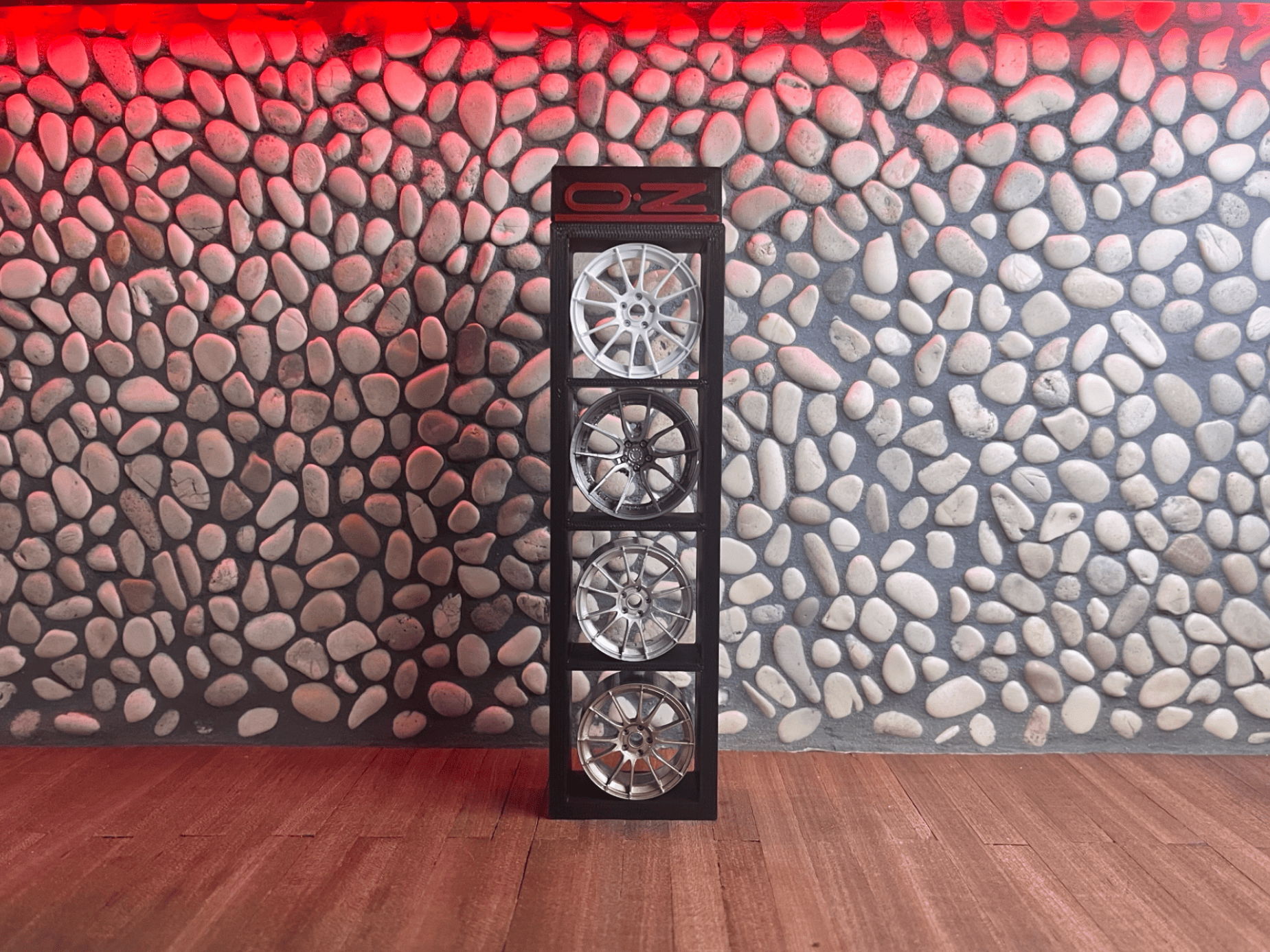 Kệ Trưng Bày Mâm Xe Đứng (Wheel Display Rack) – Tỉ lệ 1/24 & 1/64