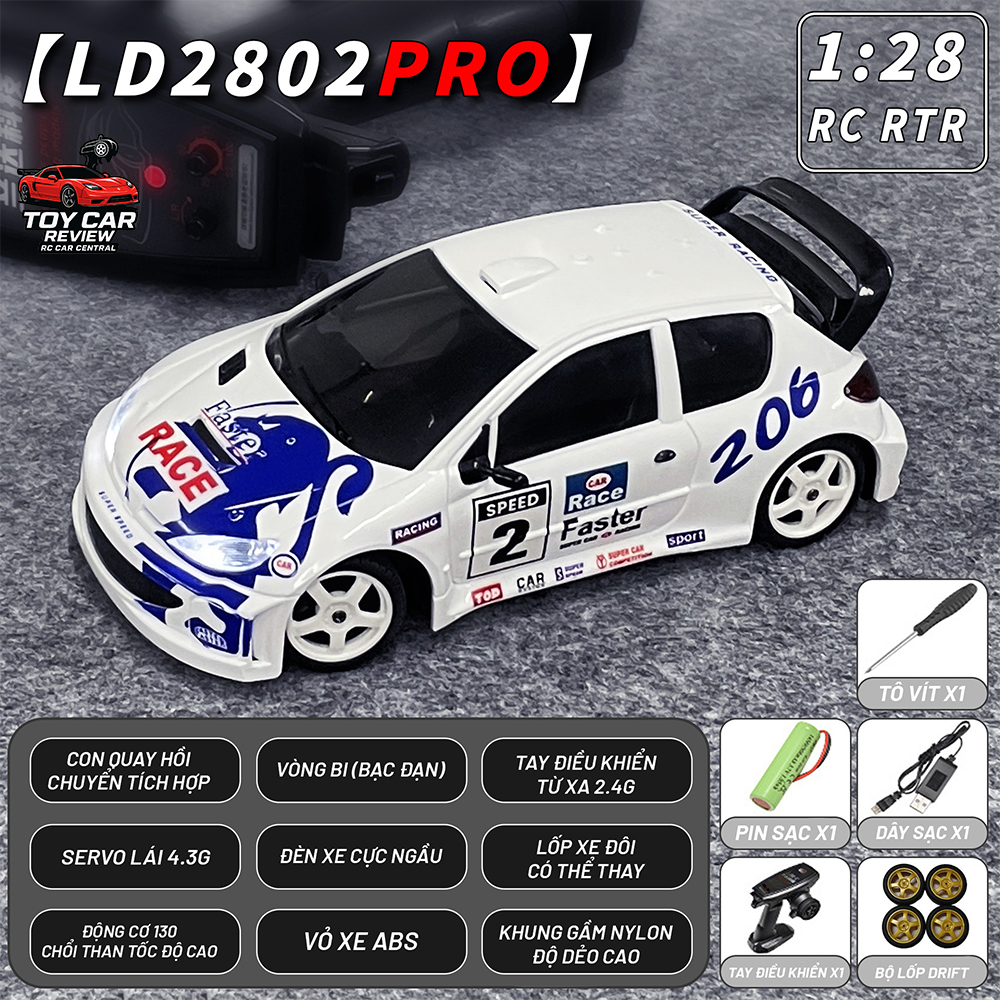 [BEST 2025] LDR/C 1/28 RC DRIFT CAR  LD28PRO