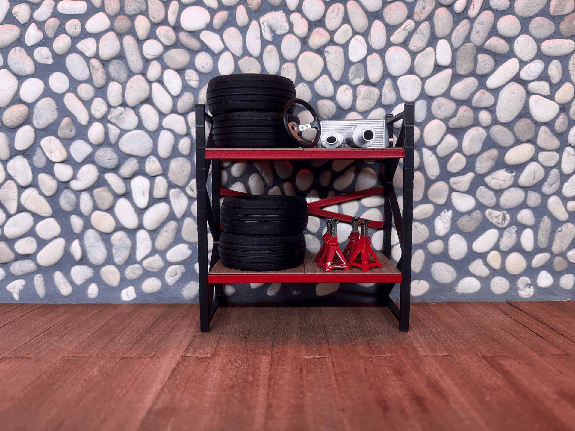 Kệ Kho Đồ Nghề Garage – Tỉ lệ 1/24