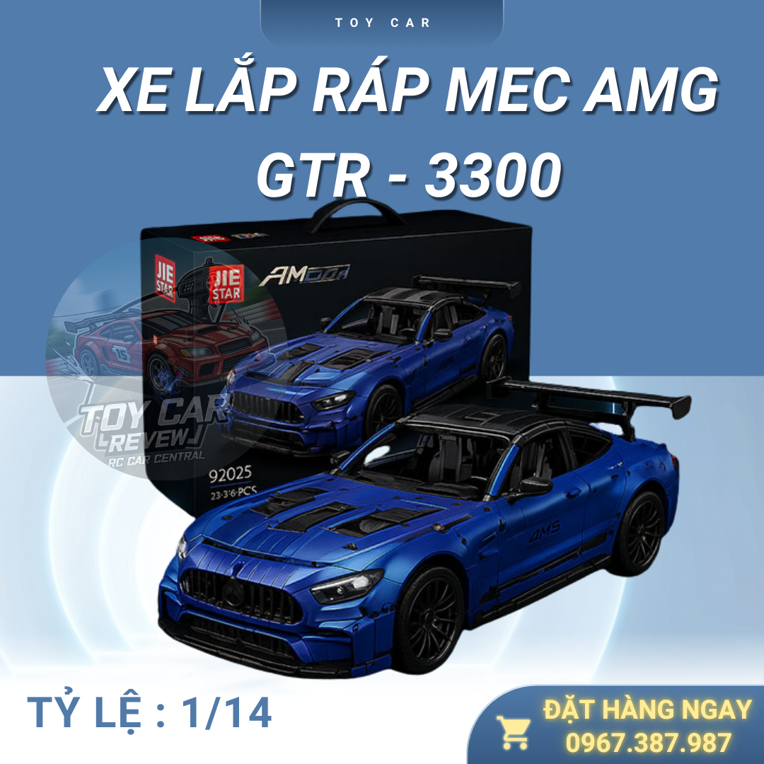 XE LẮP RÁP MEC AMG GTR - 3300