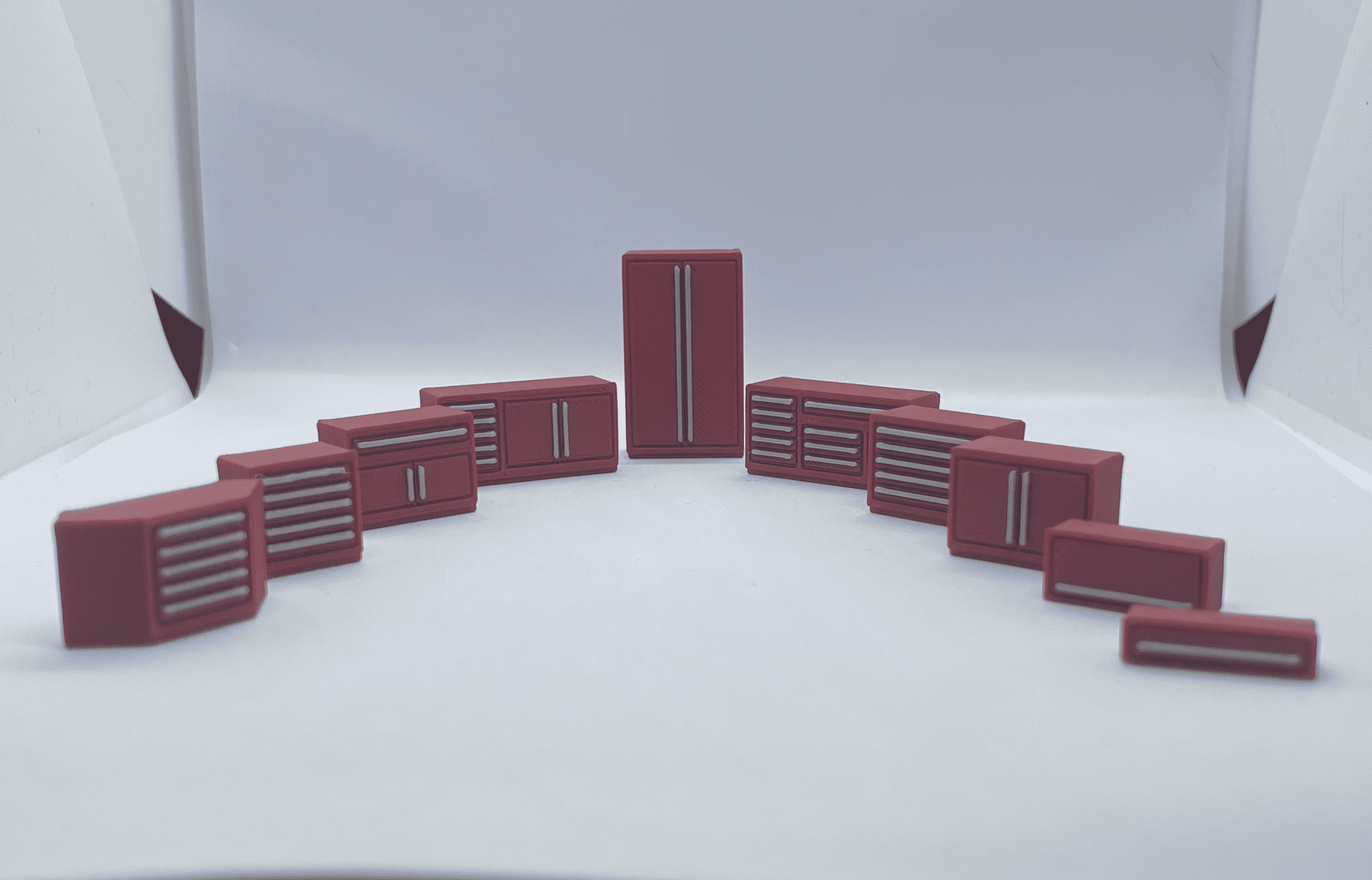 Kệ Kho Phụ Tùng Garage (Storage Rack) – Tỉ lệ 1/24&1/64