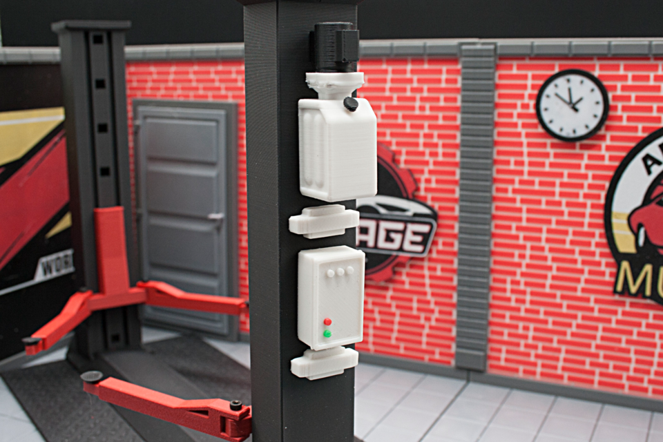 Mô hình Cầu nâng Ô tô 2 Trụ (2-Post Lift) – Tỉ lệ 1/24 & 1/64