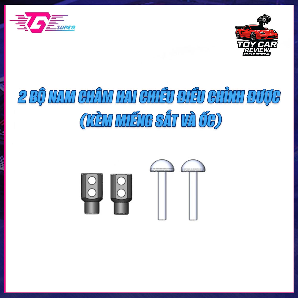 TG Racing – Bộ chân body từ tính (Magnetic Body Mount) cho xe RC 1/24 – 1/28