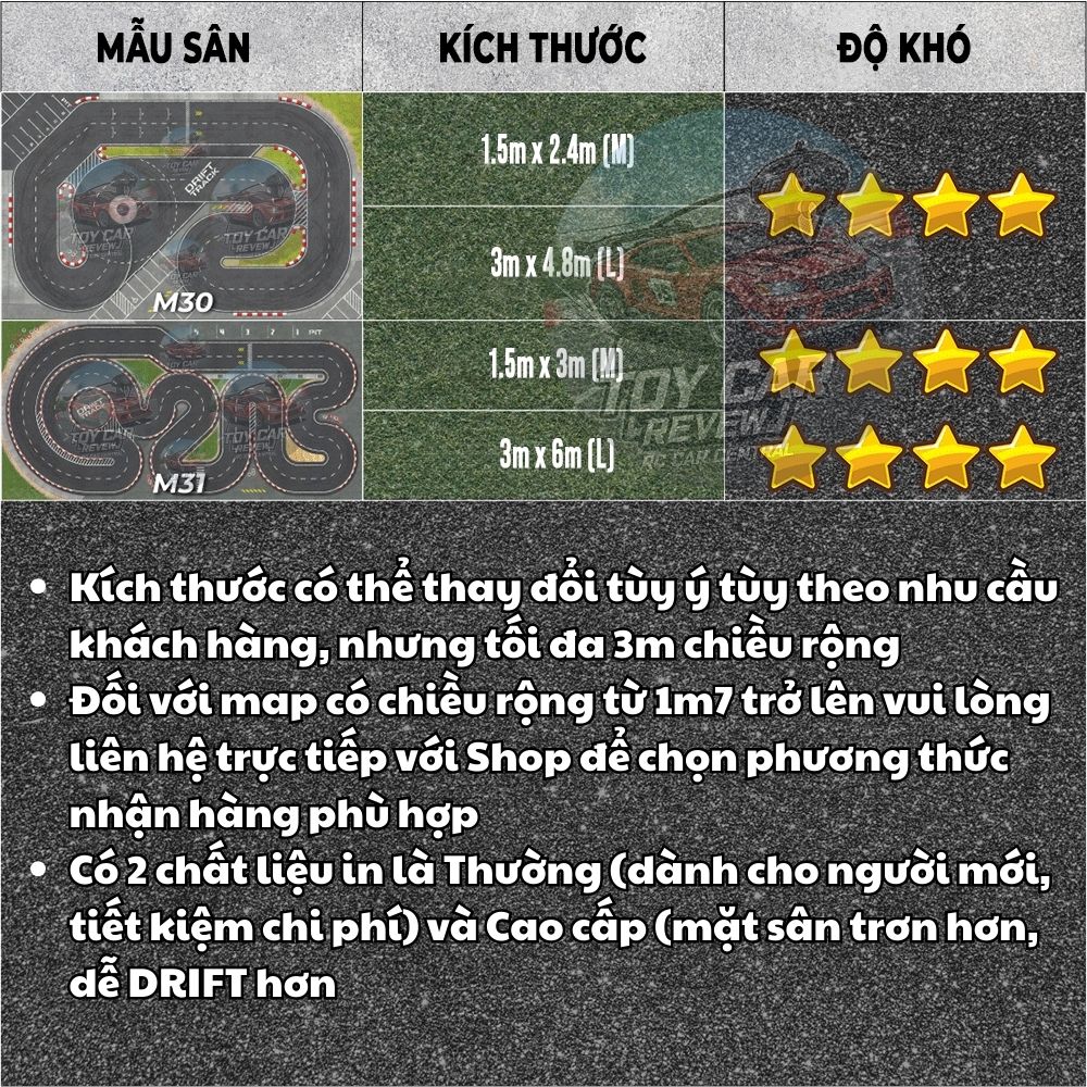 Sa Hình / Track Map RC Drif Car