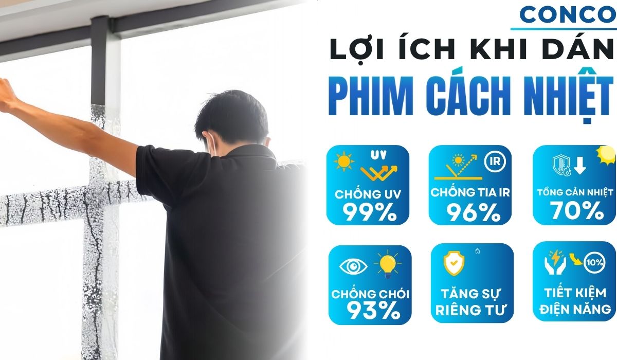 Lợi ích khi dán phim cách nhiệt