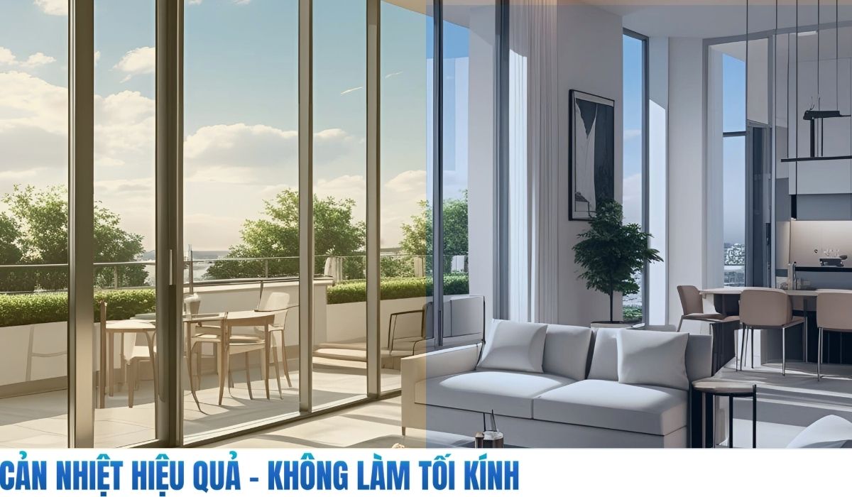 cản nhiệt hiệu quả không gây tối kính