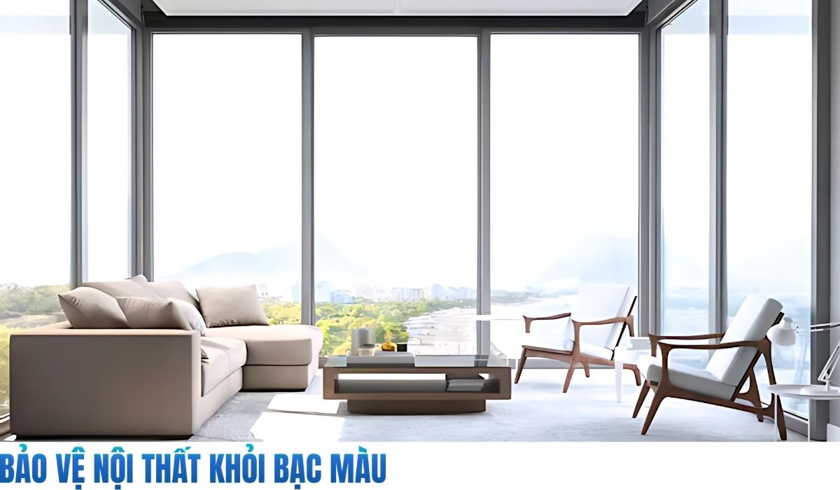 Phim cách nhiệt bảo vệ nội thất khỏi bạc màu