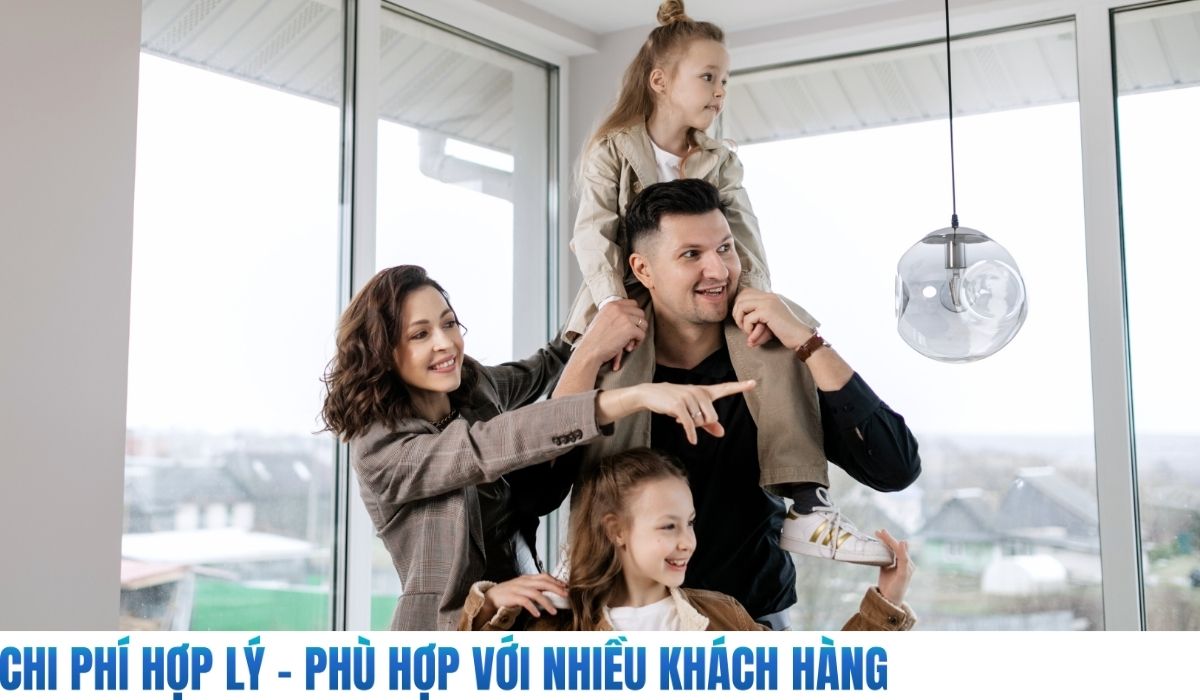 Chi phí hợp lý, phù hợp ngân sách đa dạng