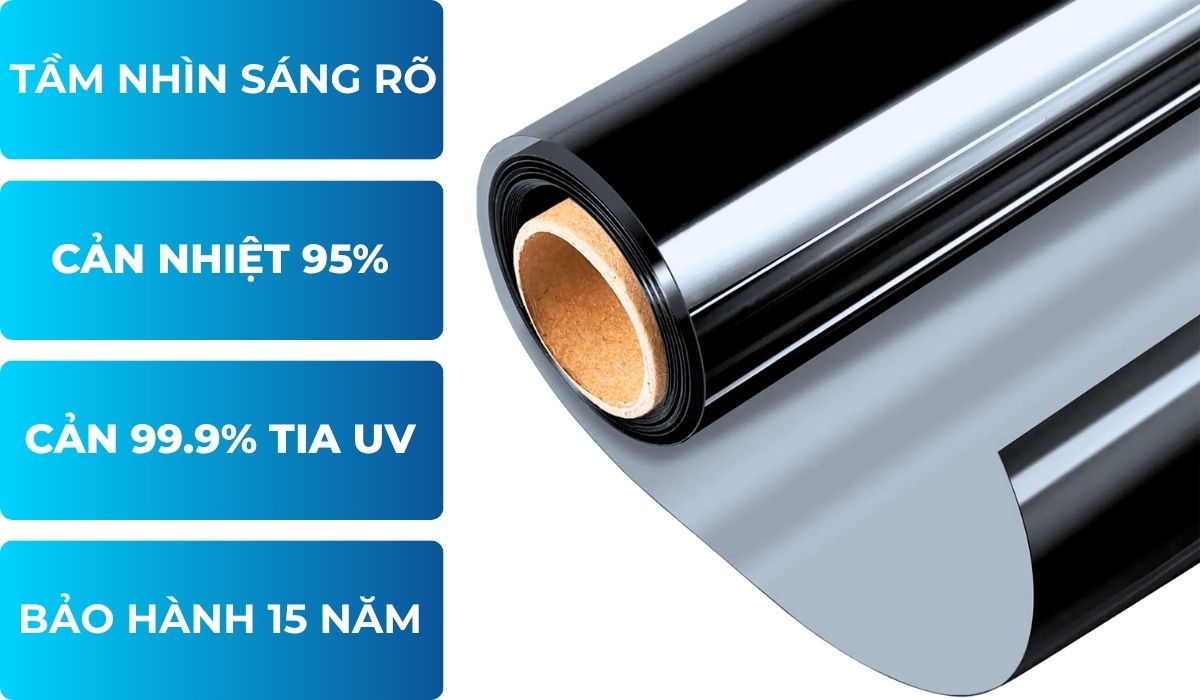 Phim cách nhiệt ô tô Premium 7 chỗ