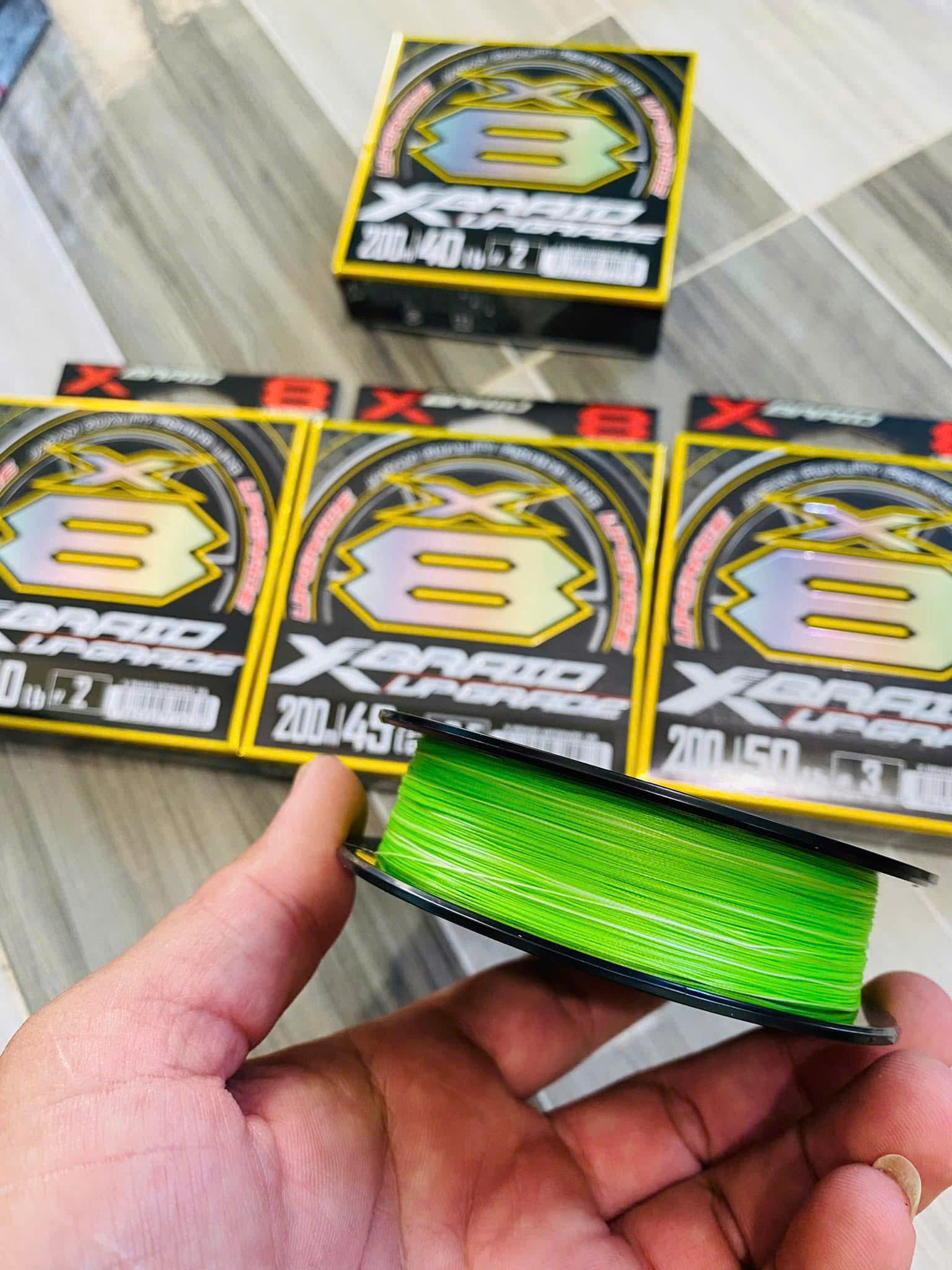 Dây pe YGK Xbraid UPGRADE 8X 200M