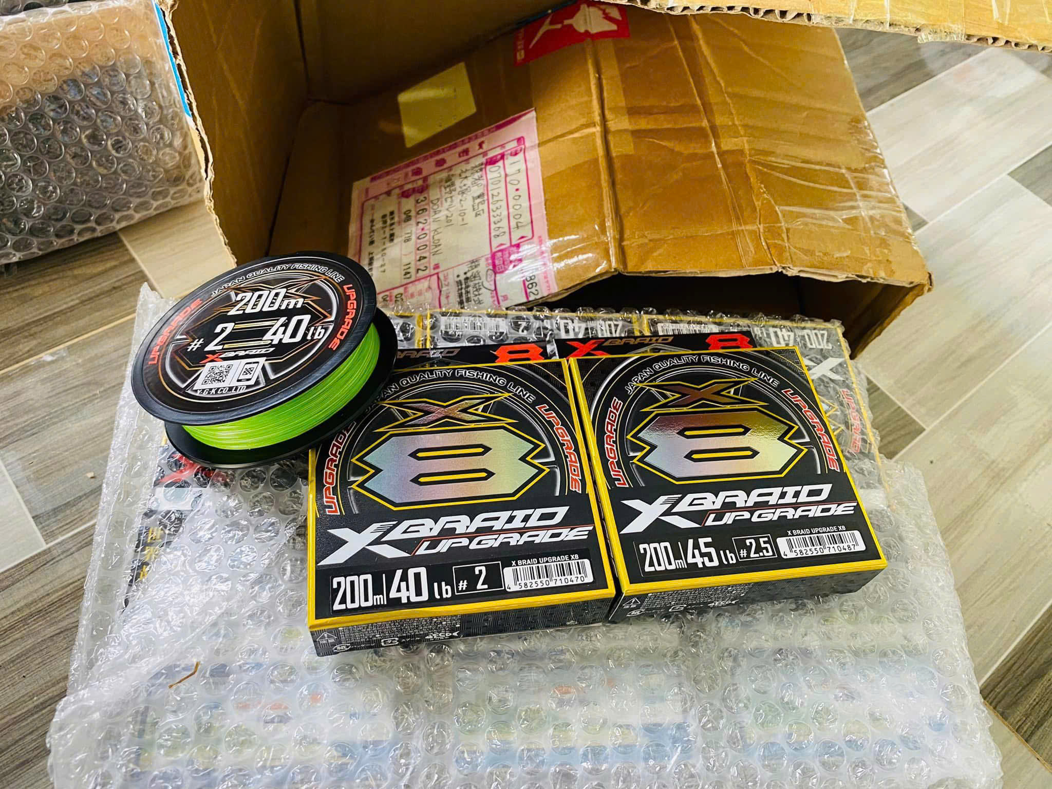 Dây pe YGK Xbraid UPGRADE 8X 200M