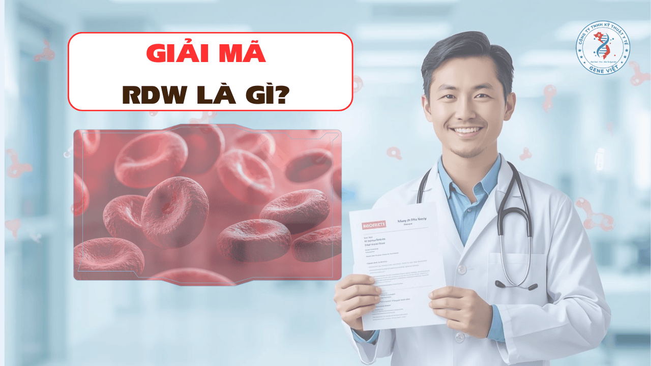 RDW là gì? Vì sao chỉ số RDW quan trọng trong xét nghiệm máu?