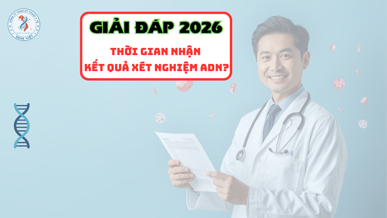 Thời gian nhận kết quả xét nghiệm ADN là bao lâu năm 2026