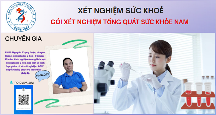 Xét Nghiệm Tổng Quát Sức Khỏe Nam