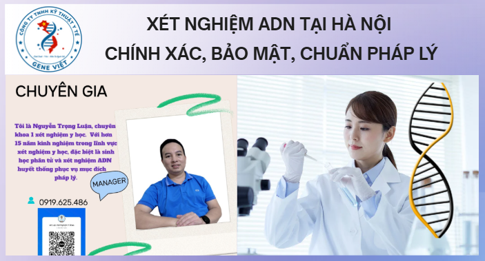 Xét nghiệm ADN tại Hà Nội chính xác, bảo mật, chuẩn pháp lý 2026