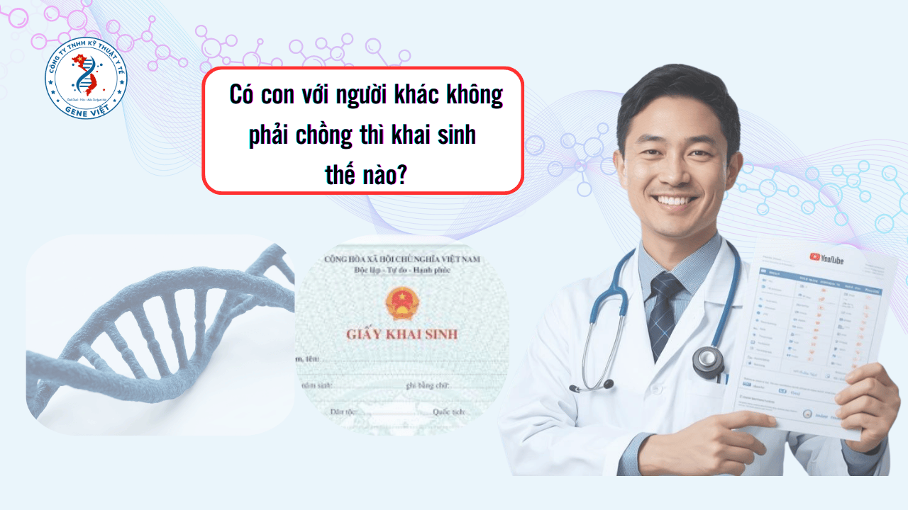 Có con với người khác không phải chồng thì khai sinh thế nào?