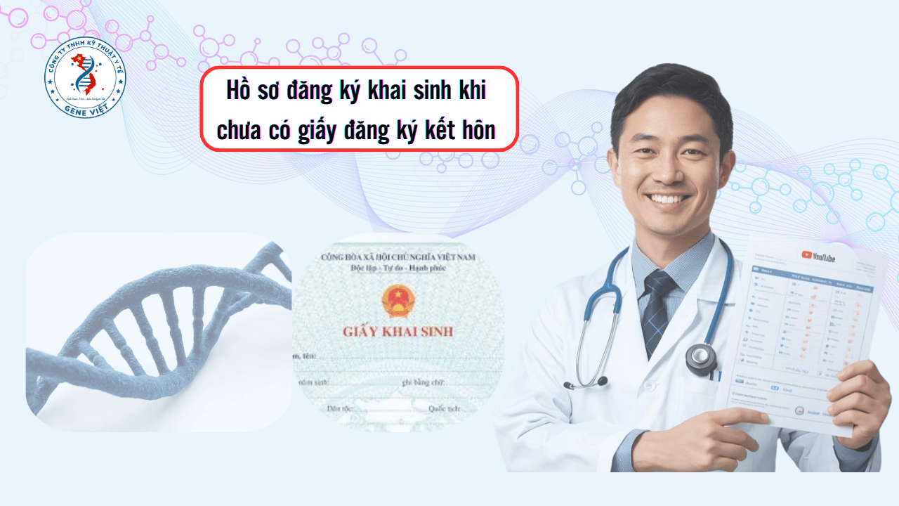Hồ sơ đăng ký khai sinh khi chưa có giấy đăng ký kết hôn
