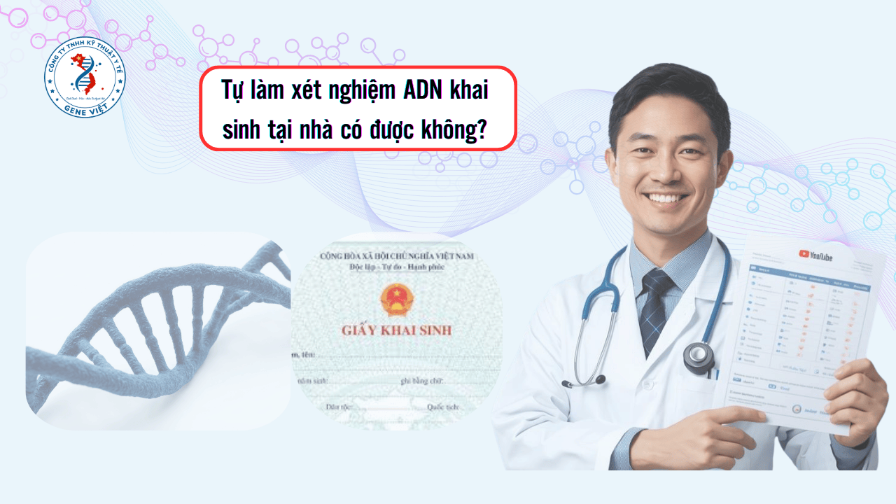 Tự làm xét nghiệm ADN khai sinh tại nhà có được không?