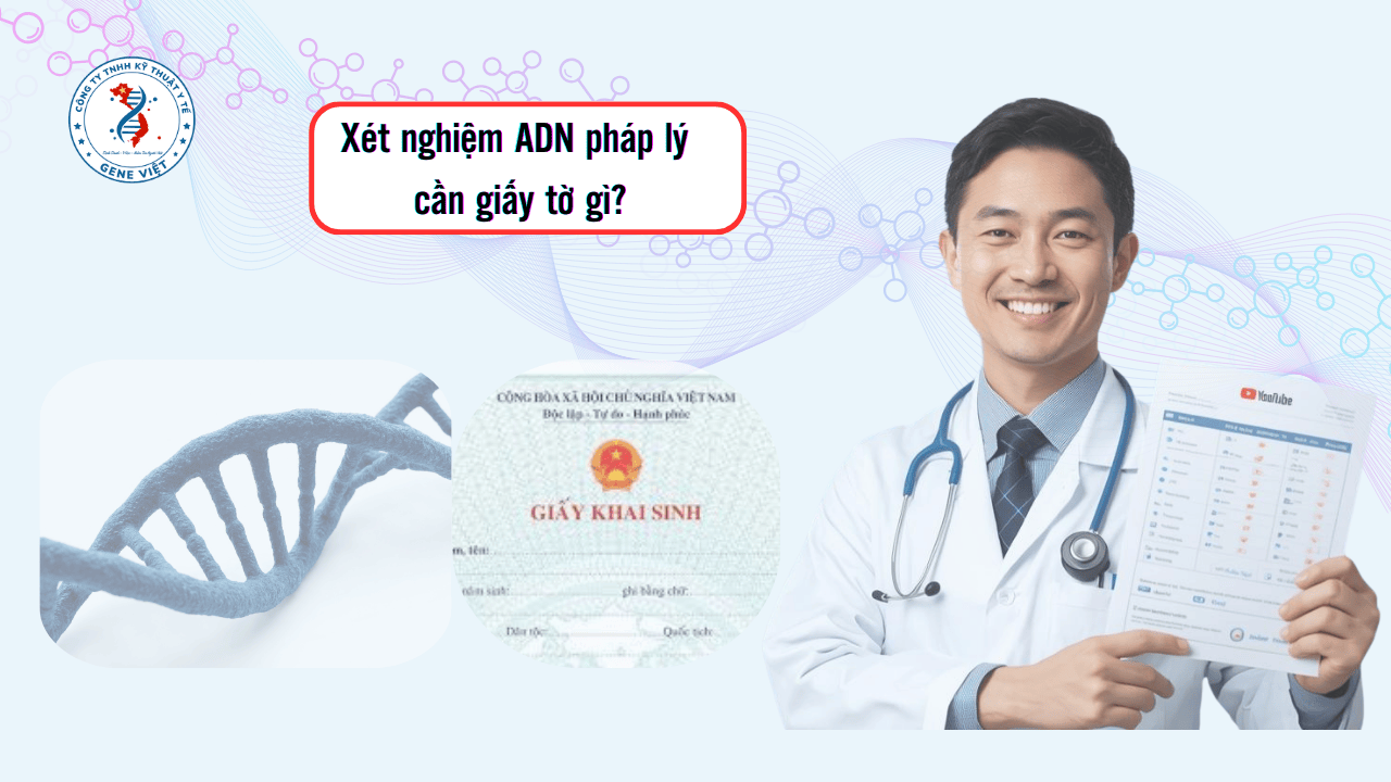 Xét nghiệm ADN pháp lý cần giấy tờ gì? Hướng dẫn chuẩn 2026