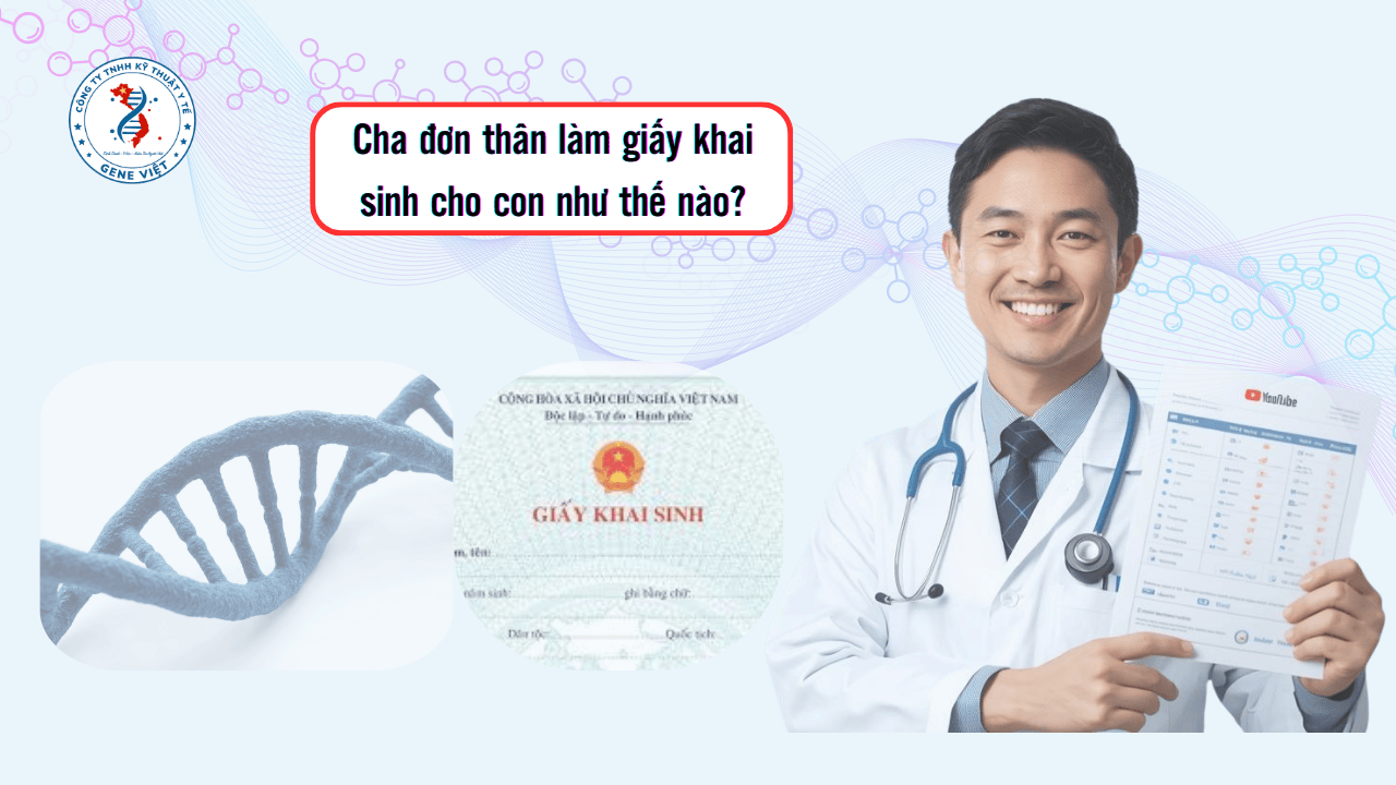 Cha đơn thân làm giấy khai sinh cho con như thế nào?