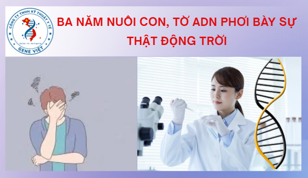 Ba năm nuôi con, xét nghiệm ADN phơi bày sự thật động trời