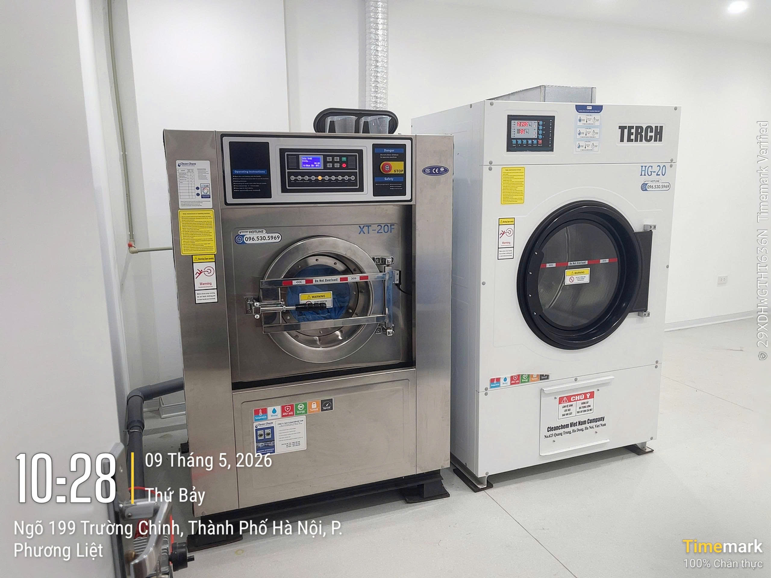 Dự án setup hệ thống giặt sấy y tế: Phòng khám Đa khoa SBB Healthcare Premium