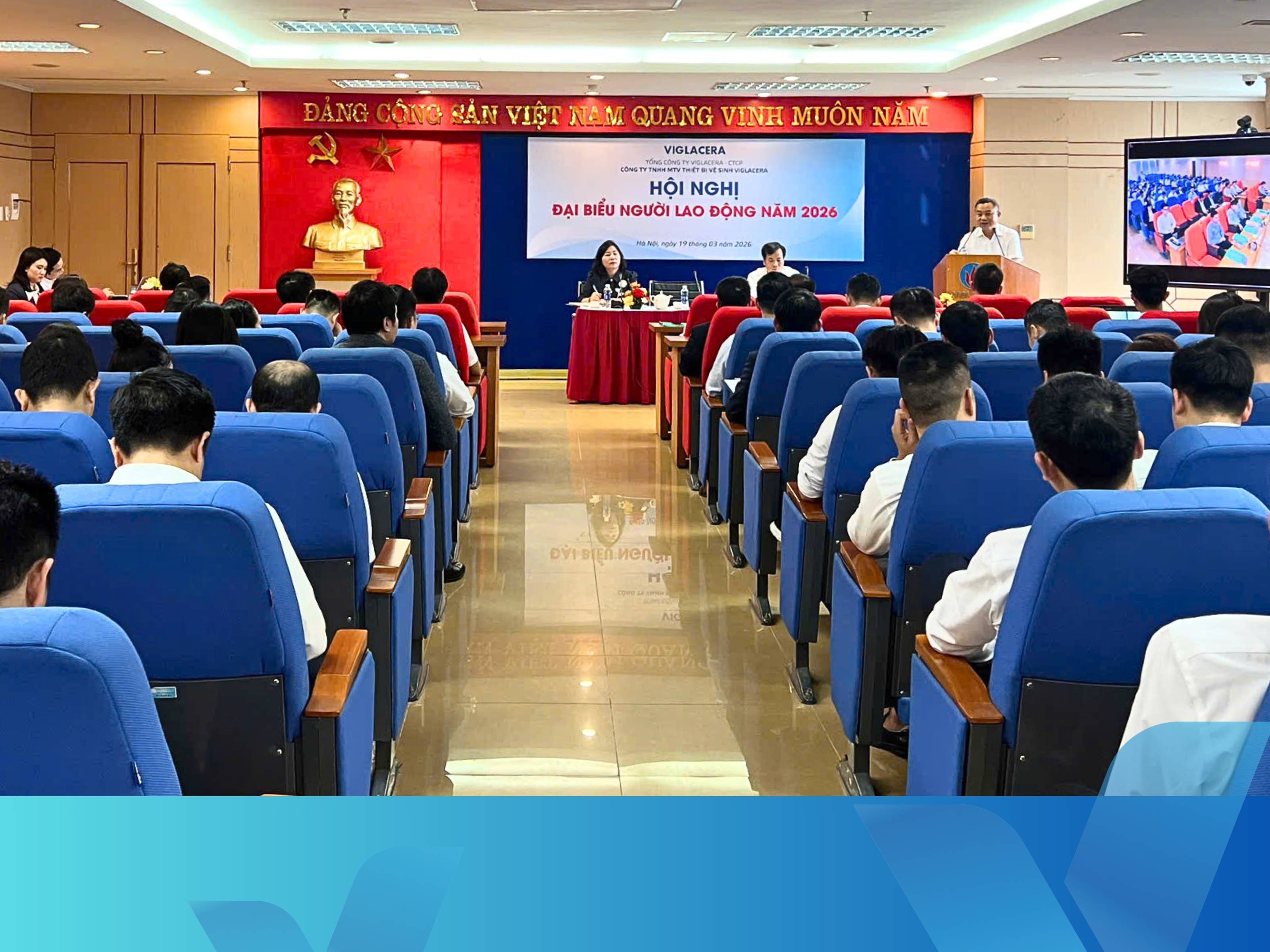 Công ty TNHH Một thành viên Thiết bị vệ sinh Viglacera tổ chức Hội nghị Đại biểu Người lao động năm 2026