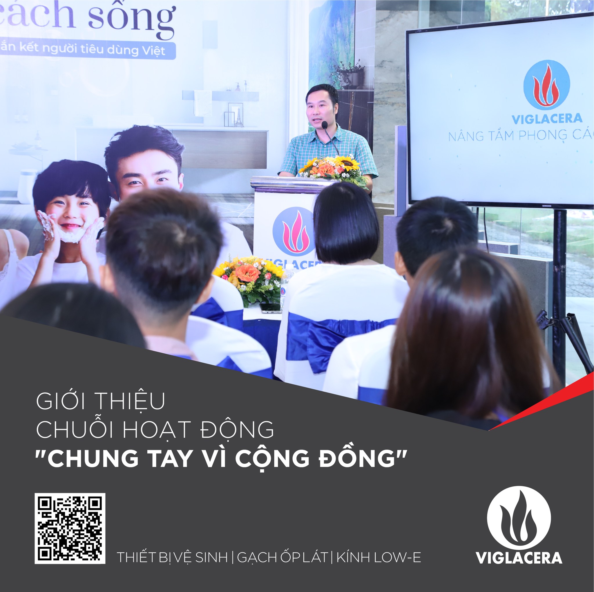 (Doanh nhân Sài Gòn) VIGLACERA TỔ CHỨC CHUỖI HOẠT ĐỘNG CHUNG TAY VÌ CỘNG ĐỒNG