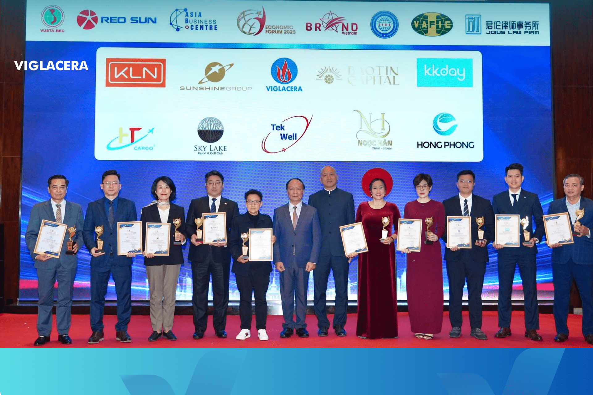 Top 10 Doanh nghiệp xuất sắc Châu Á – Thái Bình Dương 2025: Vinh danh Viglacera