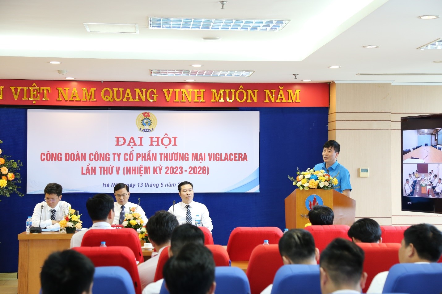 Công ty CP Thương mại Viglacera tổ chức Đại hội Đại biểu Công đoàn Công ty khóa V – Nhiệm kỳ 2023 – 2028