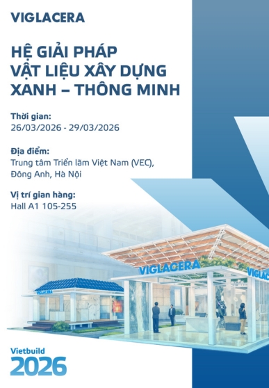 VIGLACERA MANG KHÔNG GIAN PHÒNG TẮM ĐỒNG BỘ TỚI VIETBUILD HÀ NỘI 2026