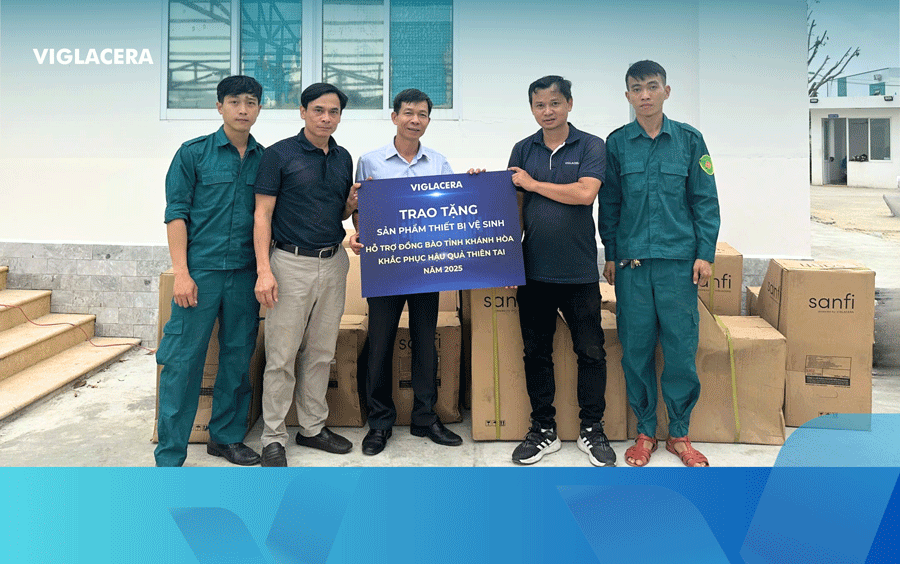 Viglacera đồng hành cùng tỉnh Khánh Hòa khắc phục hậu quả mưa lũ, lan tỏa trách nhiệm vì cộng đồng