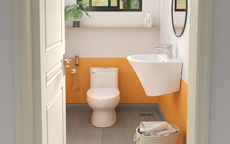 Ra mắt bàn cầu một khối SANFI S309 mới: Tuyệt tác cho không gian nhỏ