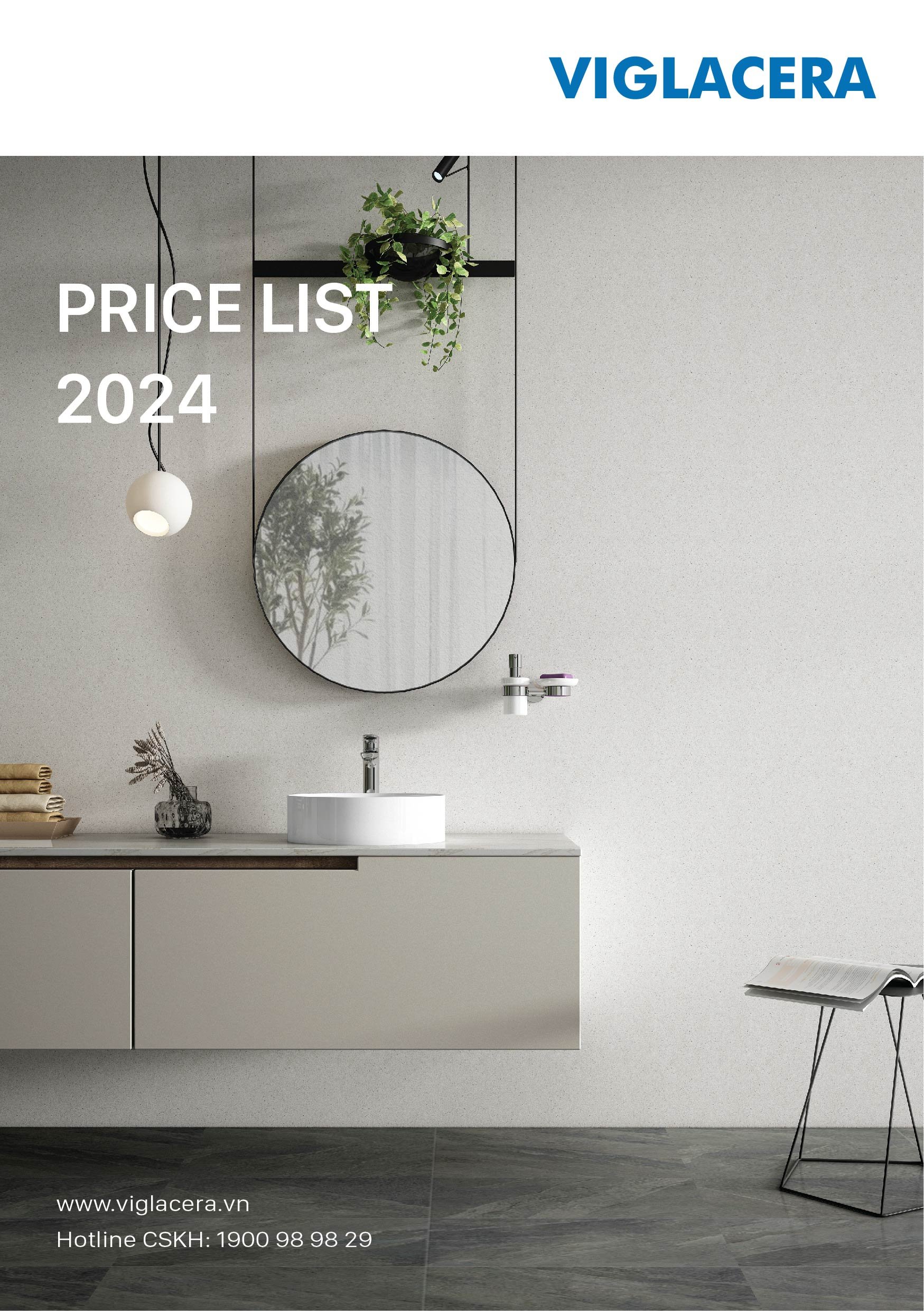 Bảng giá Price list