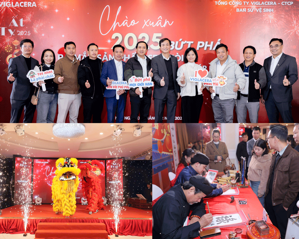 Viglacera cùng nhà phân phối ba miền khai xuân rộn ràng, vững vàng gắn kết