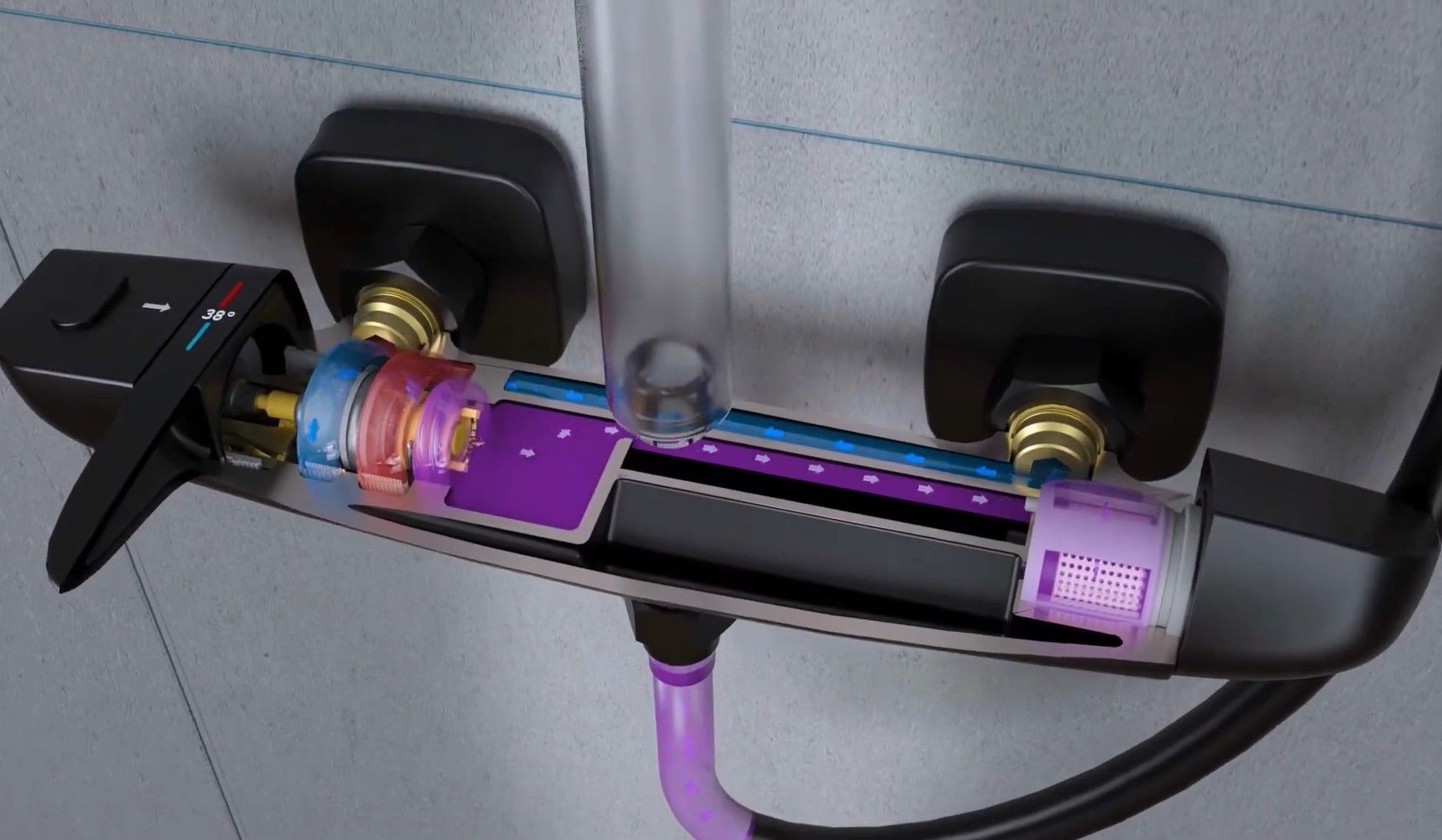 Công nghệ ổn định nhiệt độ Thermostat: Giải pháp an toàn cho sen tắm hiện đại