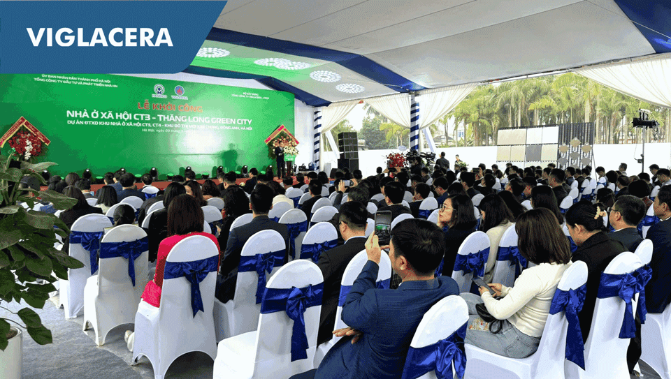 Viglacera cung cấp thiết bị vệ sinh cho Dự án nhà ở xã hội Thăng Long Green City, hướng tới xây dựng đô thị xanh