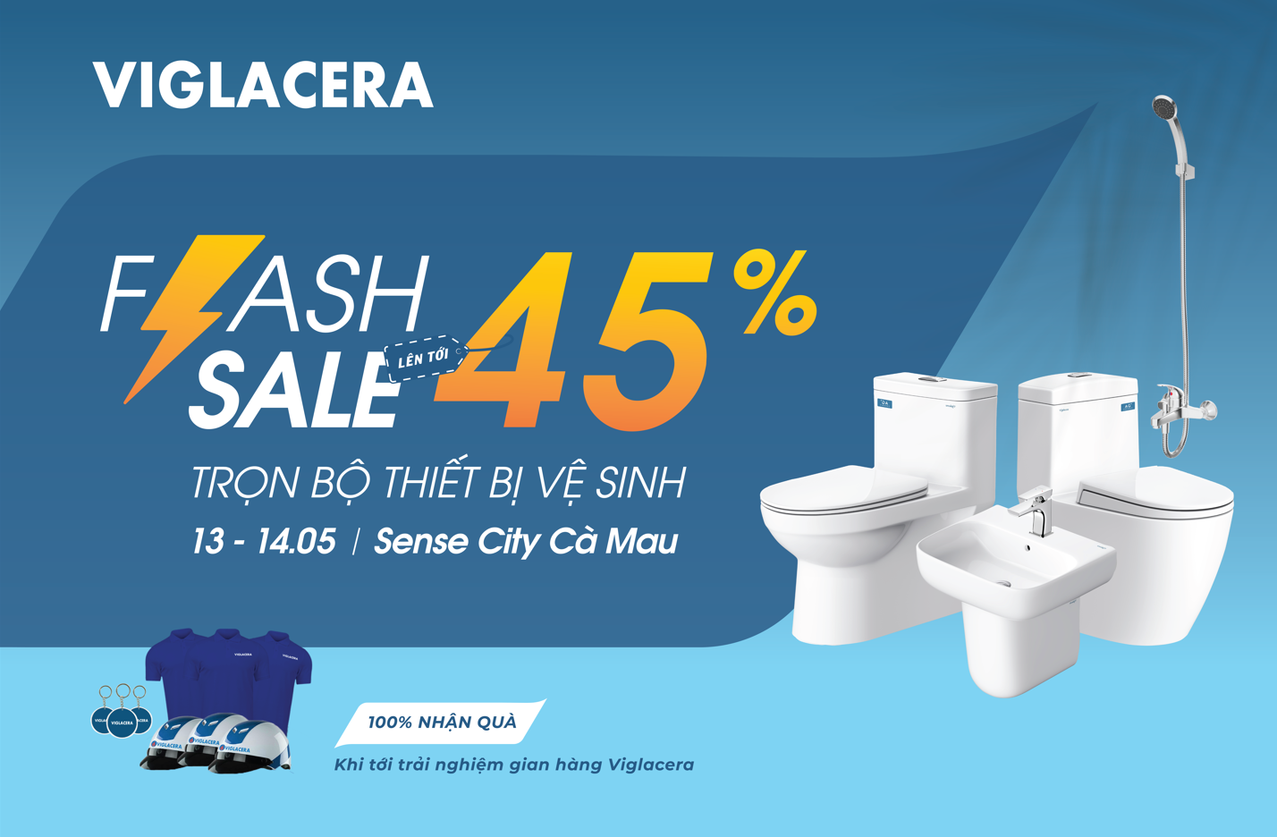 Trải nghiệm sản phẩm Viglacera tại Sense City Cà Mau