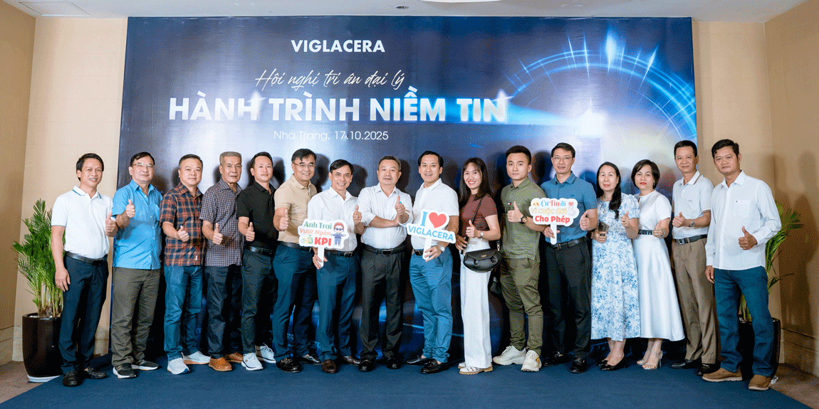 Thương hiệu Thiết bị vệ sinh Viglacera tri ân đại lý 2025: Viết tiếp “Hành trình niềm tin”