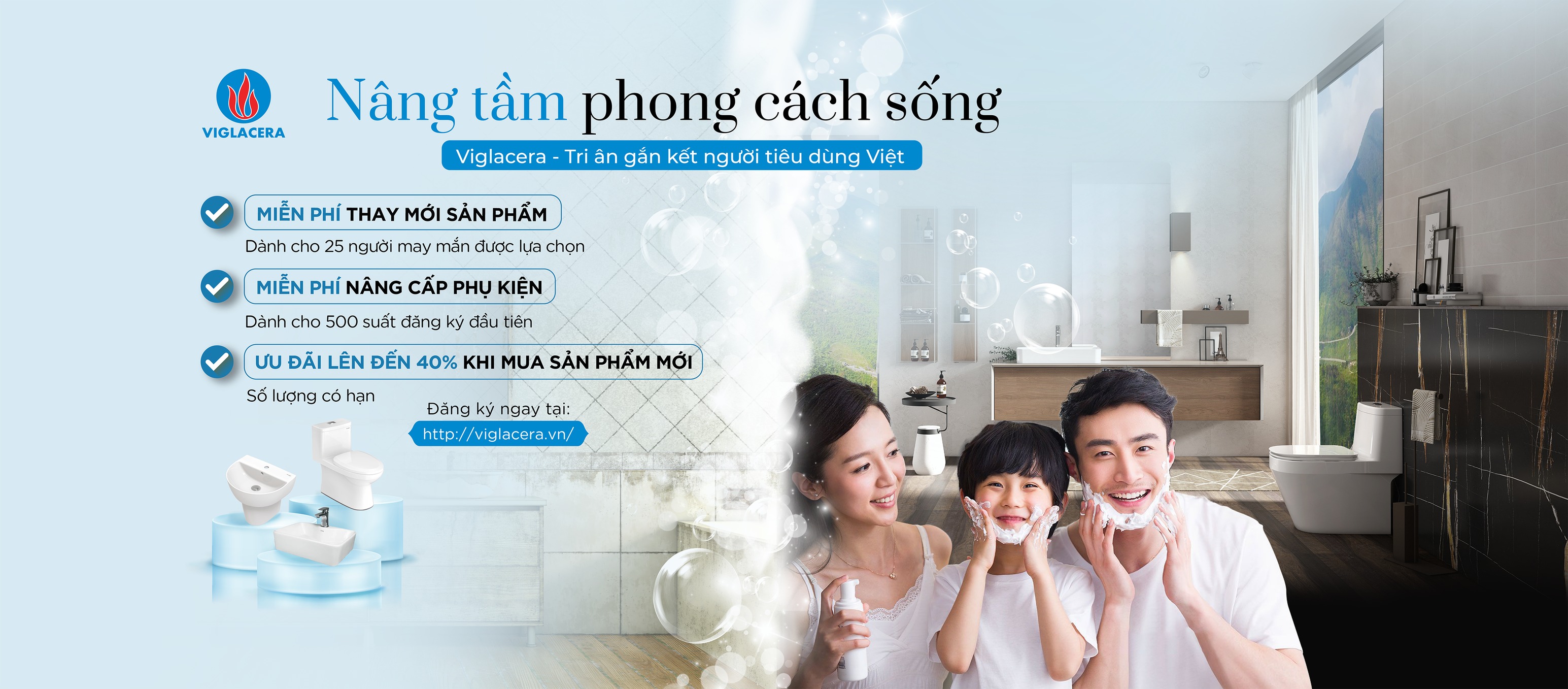 VIGLACERA mở rộng chương trình tri ân người tiêu dùng miền Bắc