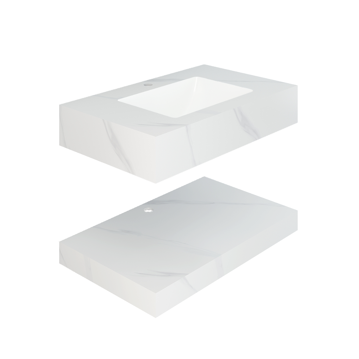Chậu bàn đá 2 tầng UA2-9GP01