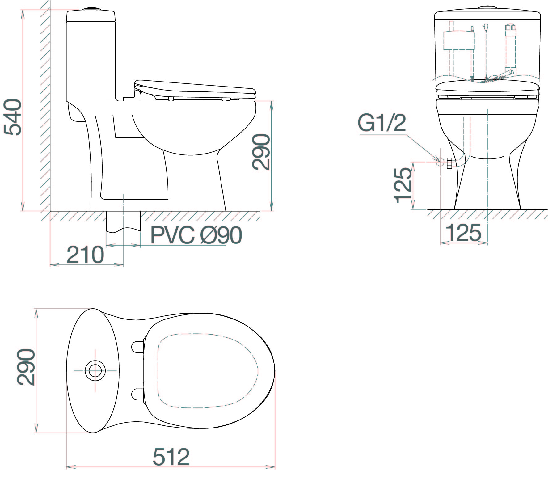 Bàn cầu trẻ em BTE