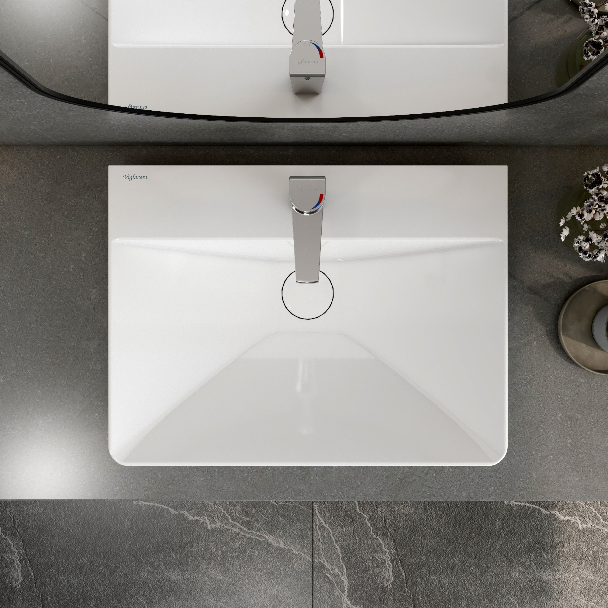 Chậu bán dương bàn CB70