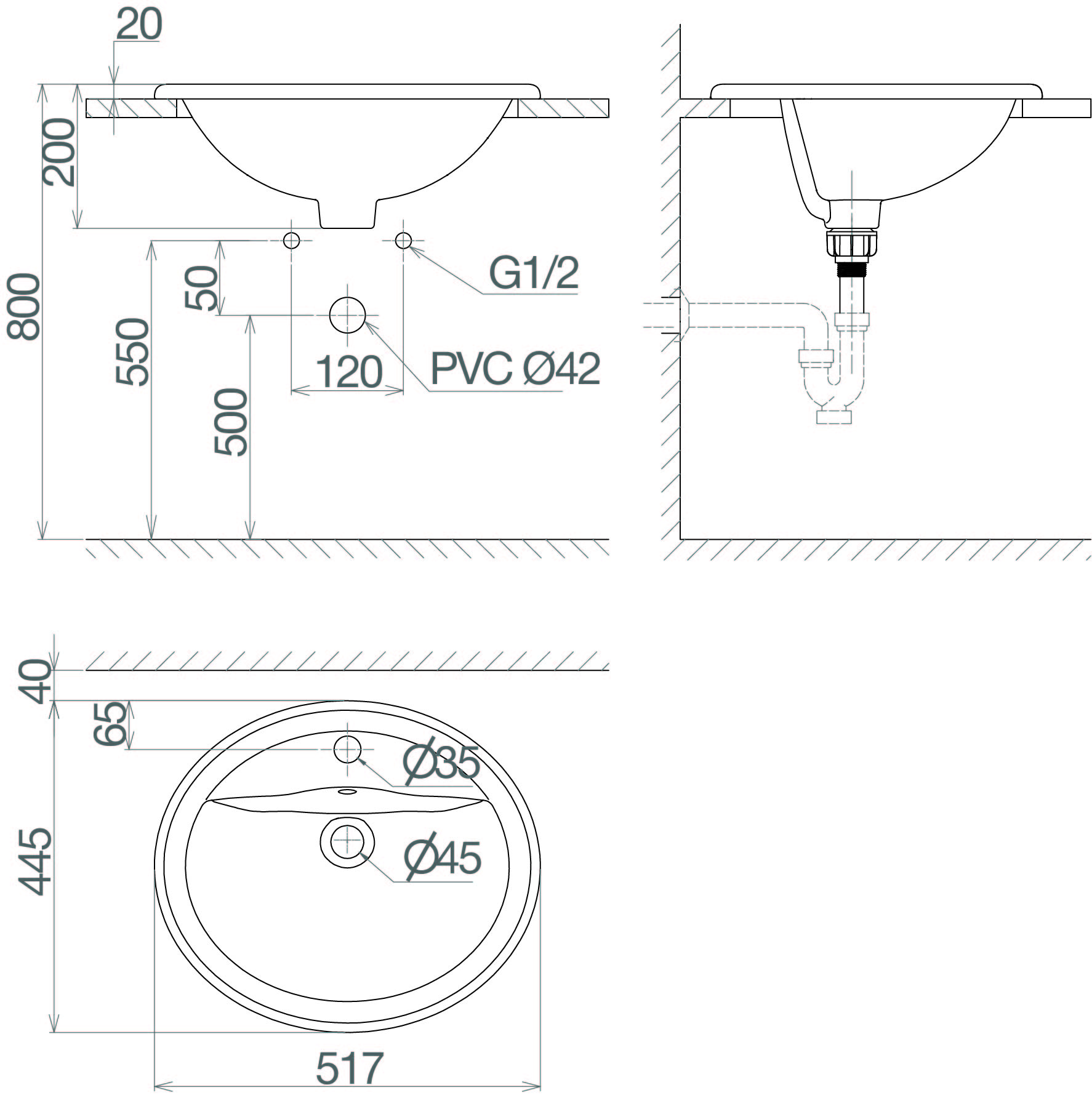 Chậu bán dương bàn CD1
