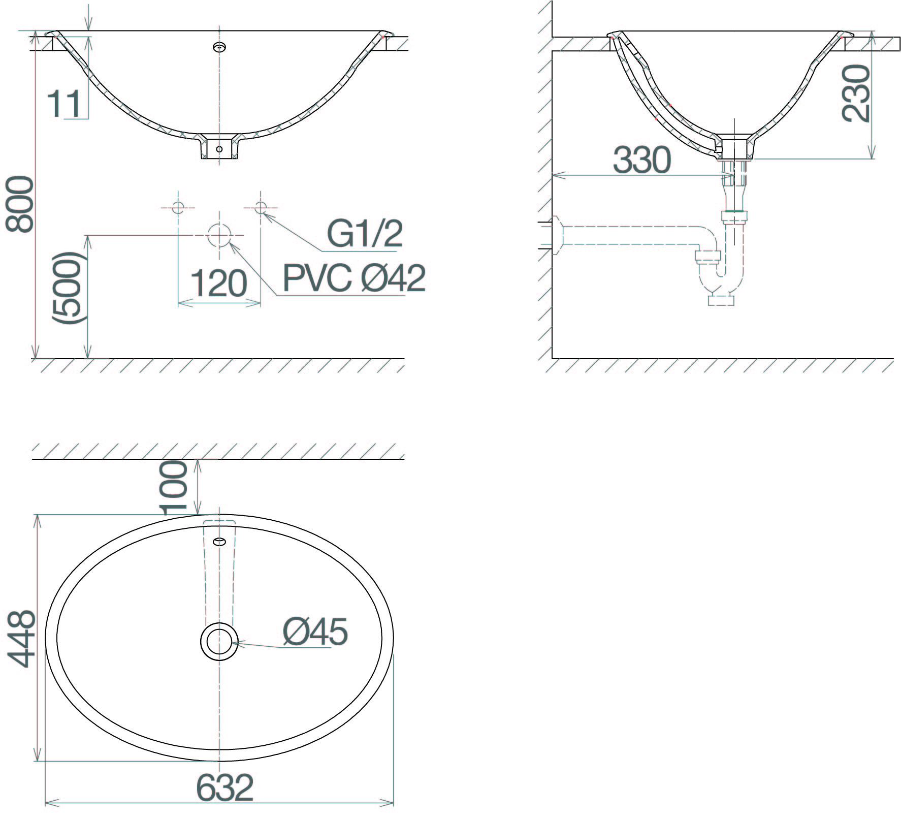 Chậu bán dương bàn CD21