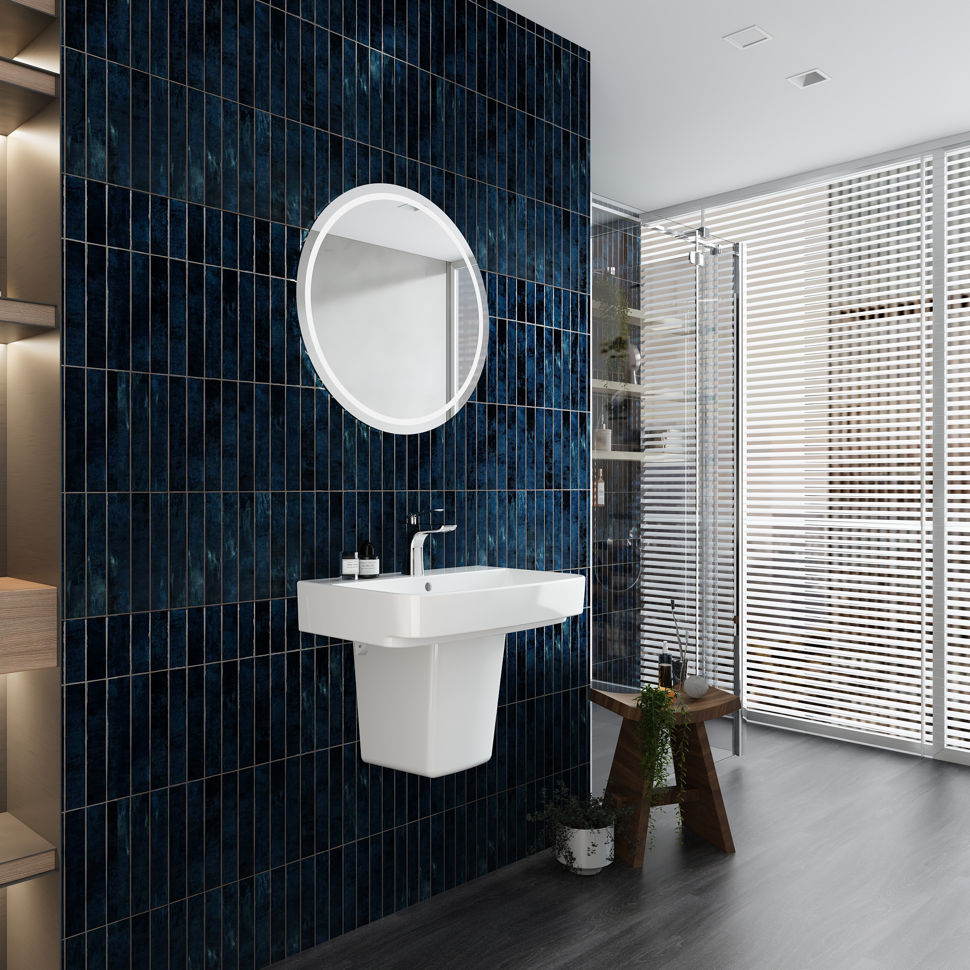 Chậu chân treo tường CD58 (V58)